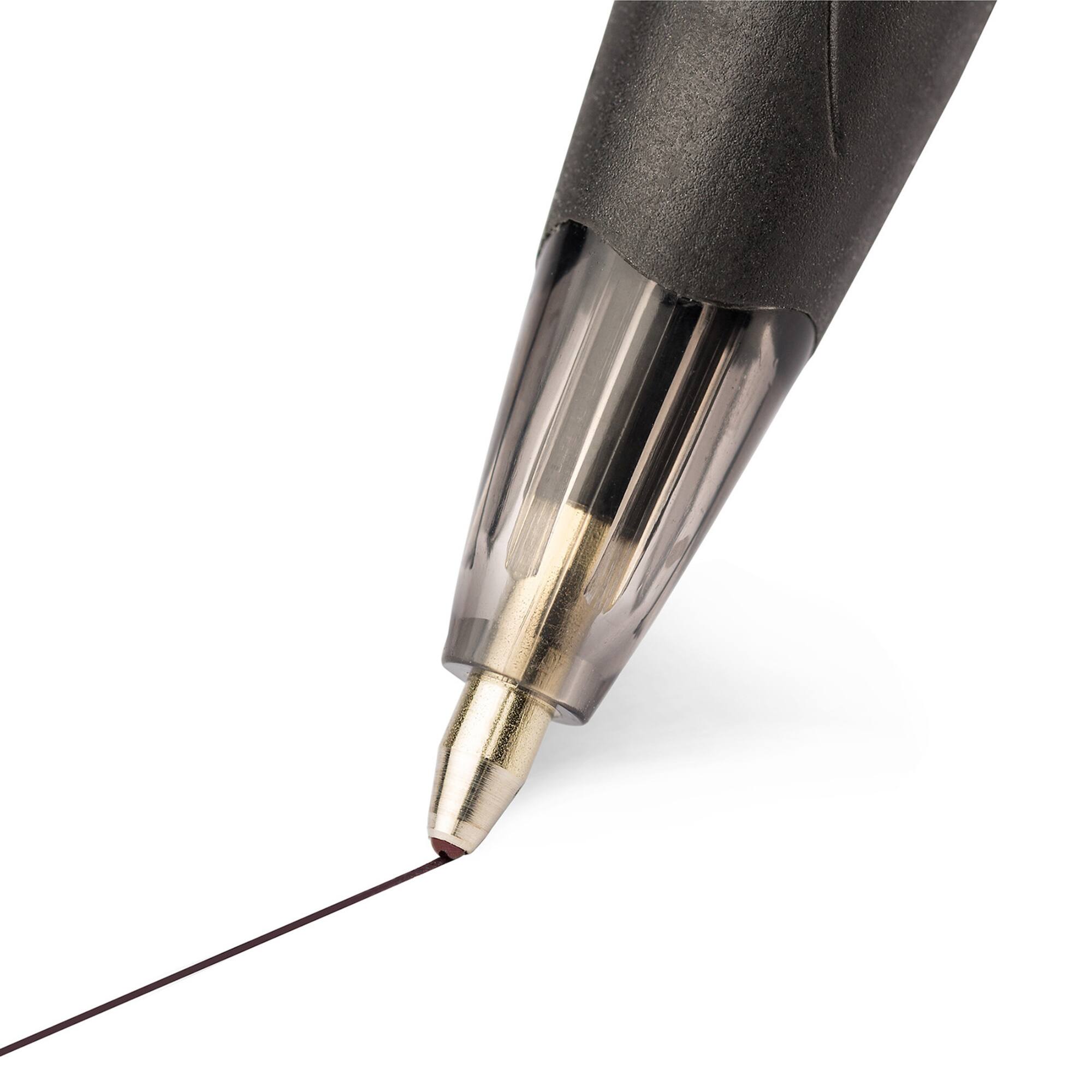BIC® Glide™ Black Medium Point 1mm Retractable Ball Pen, 12ct.
